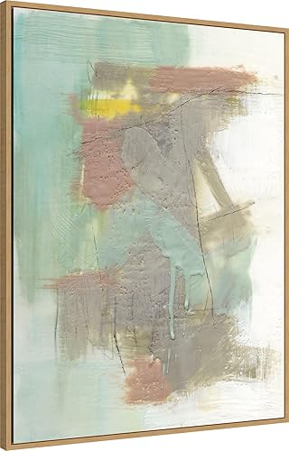 Miniatura 2 de Amanti Art Framed Canvas Wall Art 42x32 Retro Splash IV by Jennifer Goldberger, Framed Wall Art Canvas, Abstract Artwork, Modern Decor, Oversize