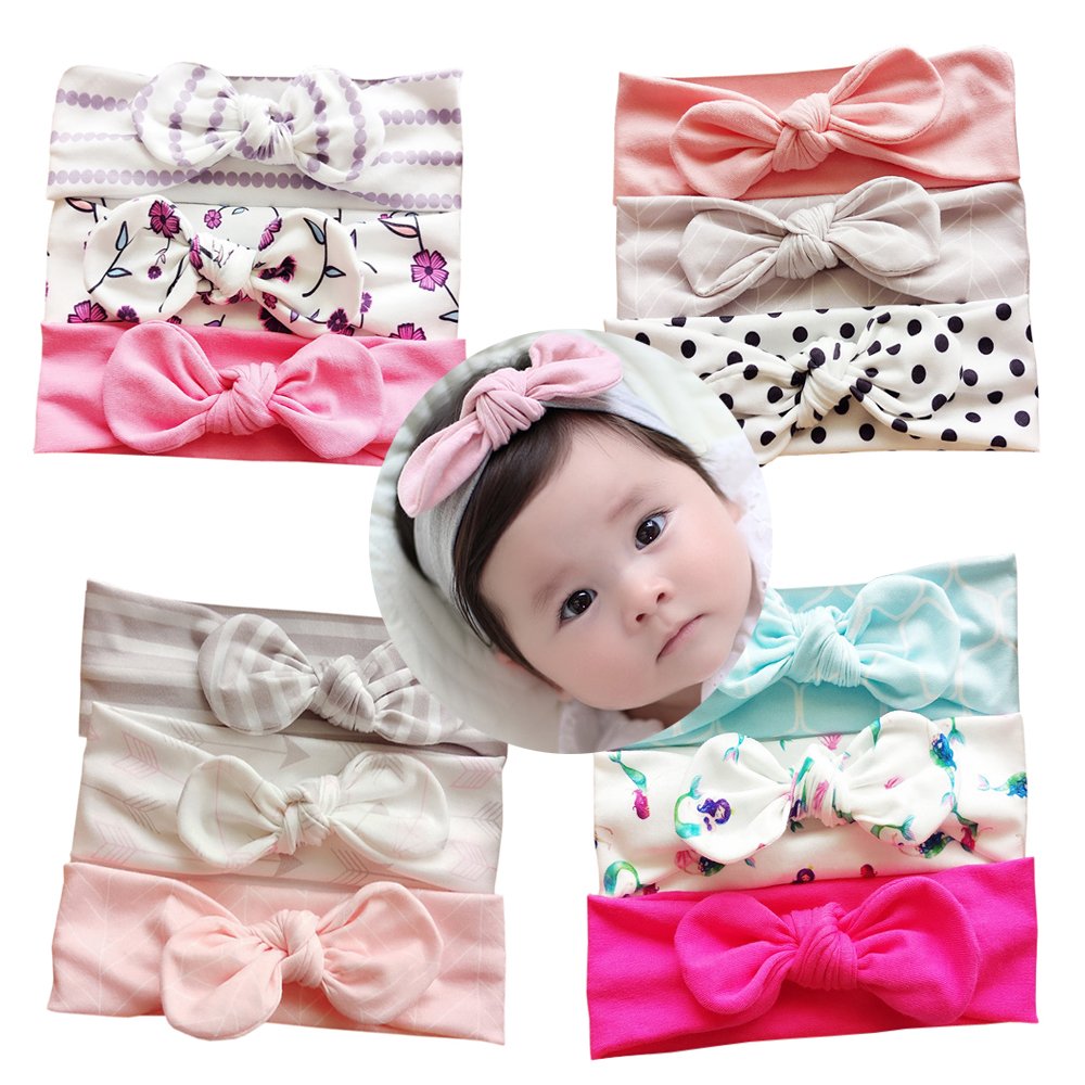 Filles Bandeaux Elastique Cheveux BéBé Bandeaux Accessoires De Photographie Headband Accessoires Bambin Fille Motifs Uniques Cadeaux pour baby 3 Pièces/lot