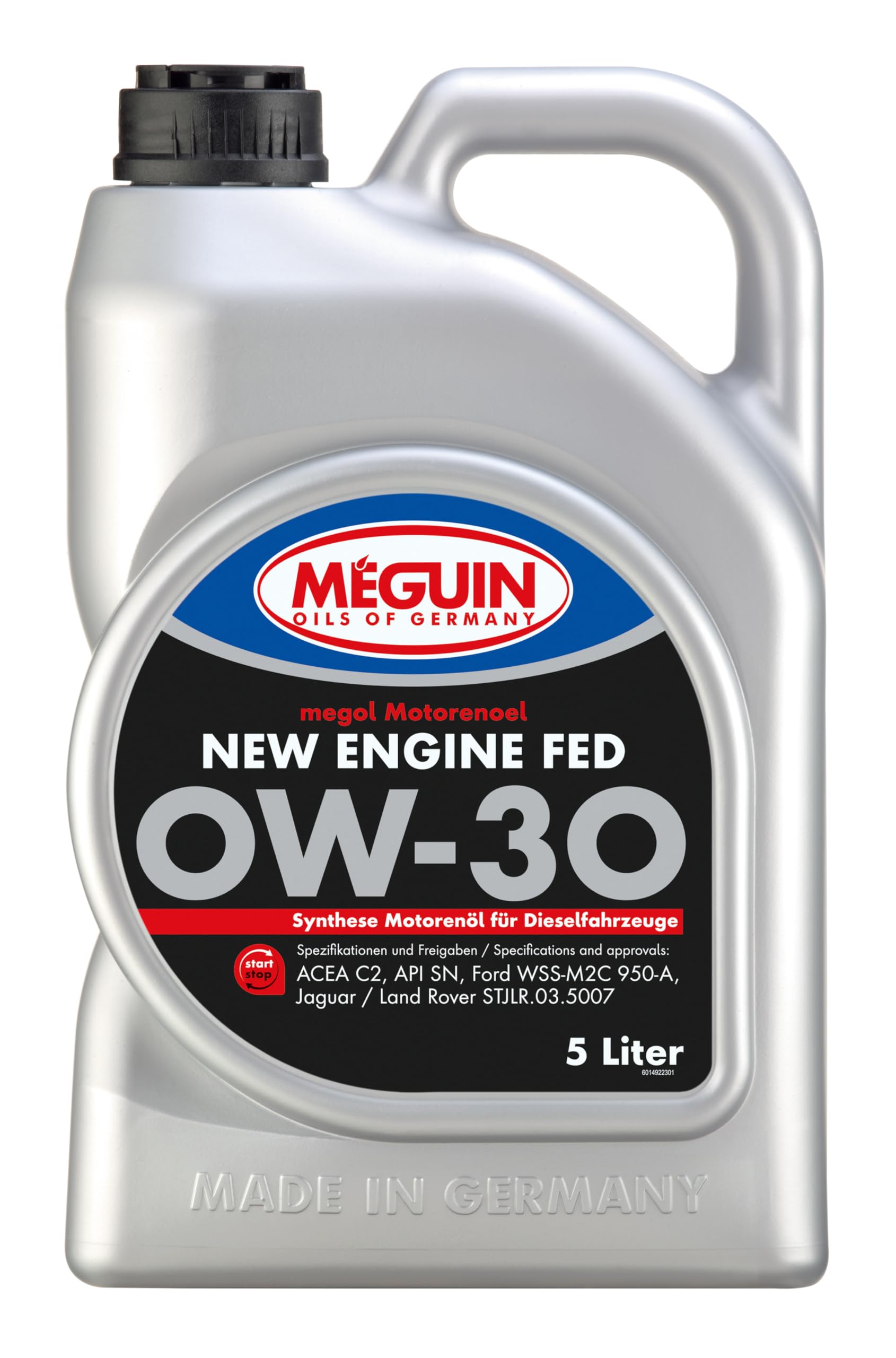Meguin megol Motorenöl New Engine FED SAE 0W-30 | 5L | Motoröle | Art.-Nr.: 33030