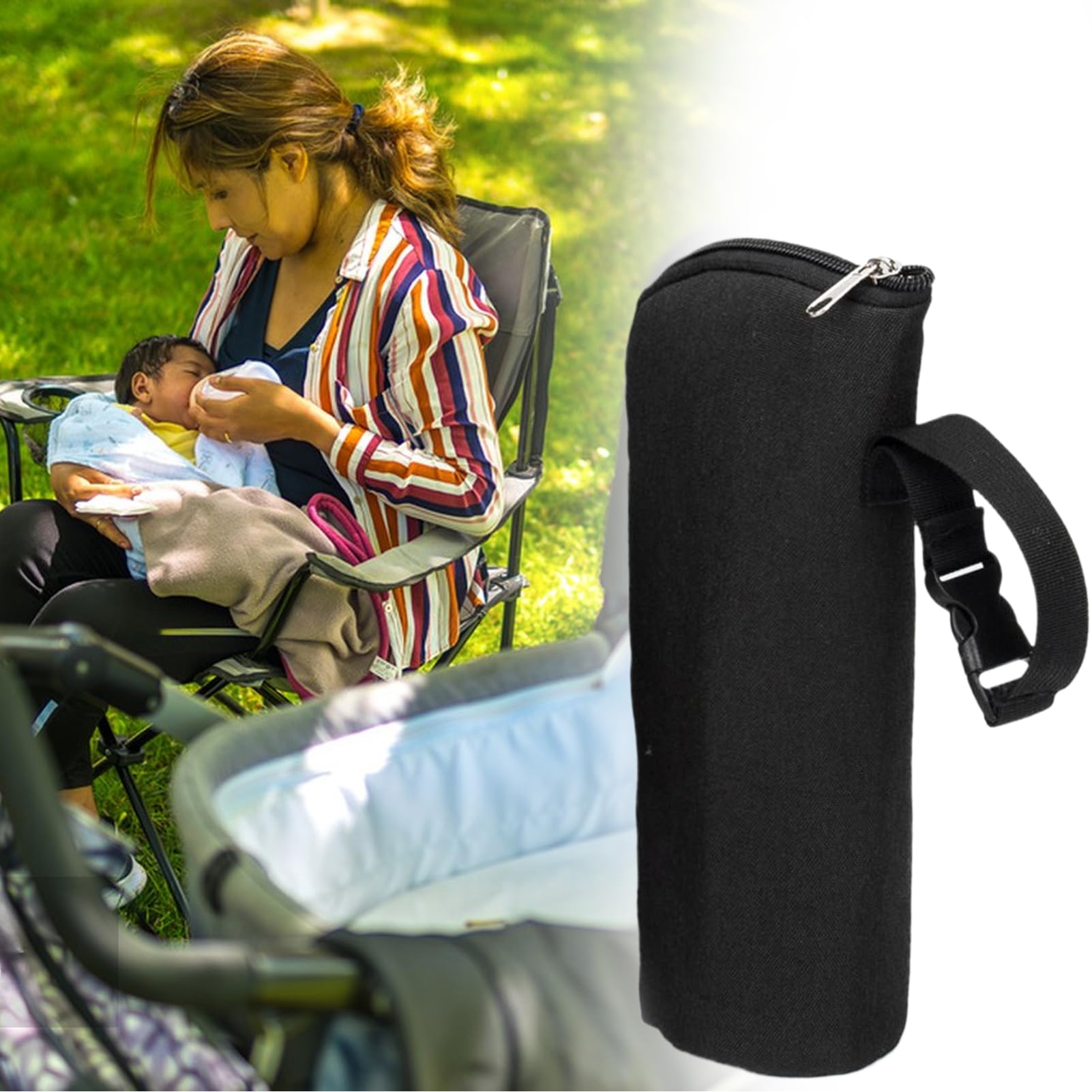 Isolierte Flaschentasche Stillmilch Fütterbecher Kühltasche Mütter | Isolierte Babyflaschen Tragetasche Für stillende Mütter, Reisen, Outdoor, Auto, Picknick, Camping, Wandern, , Sport,