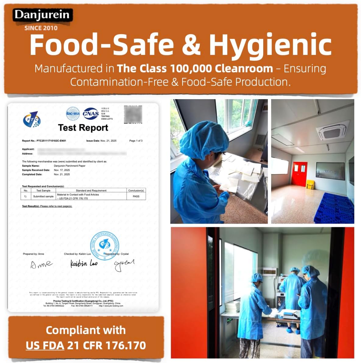 1600/Case 18x26 Inch Full Size Baking Parchment Paper Bulk - Non-Stick & Grease-Proof, 428F Reusable Bun/Sheet Pan Liners for Bakeries, Restaurants (White 18.1"×26"(46×66cm) 1600 sheets) - Image 3