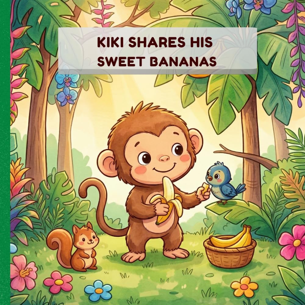 Kiki Shares His Sweet Bananas: A Kiki Story About Sharing and Kindness (Kiki’s Kindness Adventures)