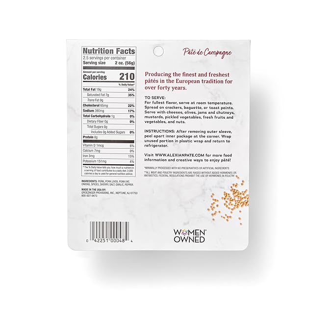 Paté de Campaña de Cerdo Alexian Pack de 6 miniatura 2