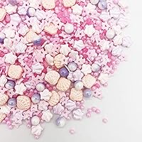 Vista 14 de Chispas de flores comestibles de primavera, chispas para helado, dulces para hornear, decoraciones comestibles para pasteles, adornos para cupcakes