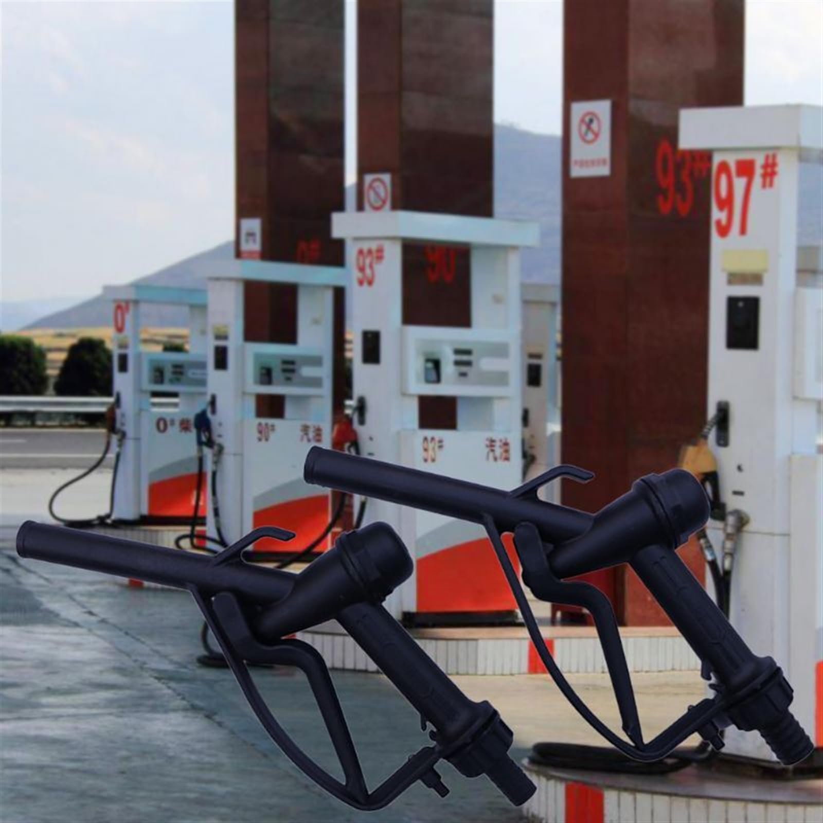 Smarowniczki Plastikowy ręczny pistolet z dyszą paliwową o dużej wytrzymałości z dyszą benzynową z hakiem, maksymalny przepływ 45 l/m Smarownica ustnik(0.75)