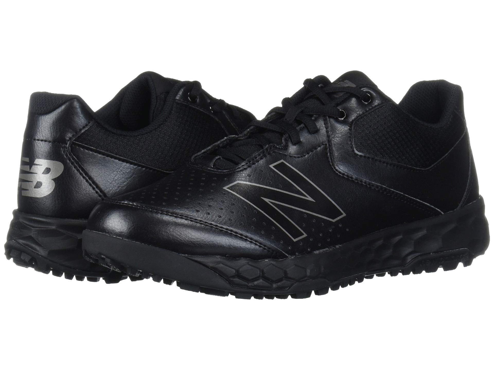 New Balance Men's 950 V3 Umpire Baseball Shoe, Black/Black, 8.5