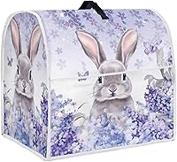 Vista 39 de Cubierta de batidora de pie de Navidad de 4.5 a 5 cuartos de galón, cubierta de mezclador retro, lavable, antimanchas, para cocina, piezas