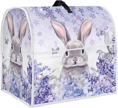 Miniatura 39 de Cubierta de batidora de pie de Navidad de 4.5 a 5 cuartos de galón, cubierta de mezclador retro, lavable, antimanchas, para cocina, piezas