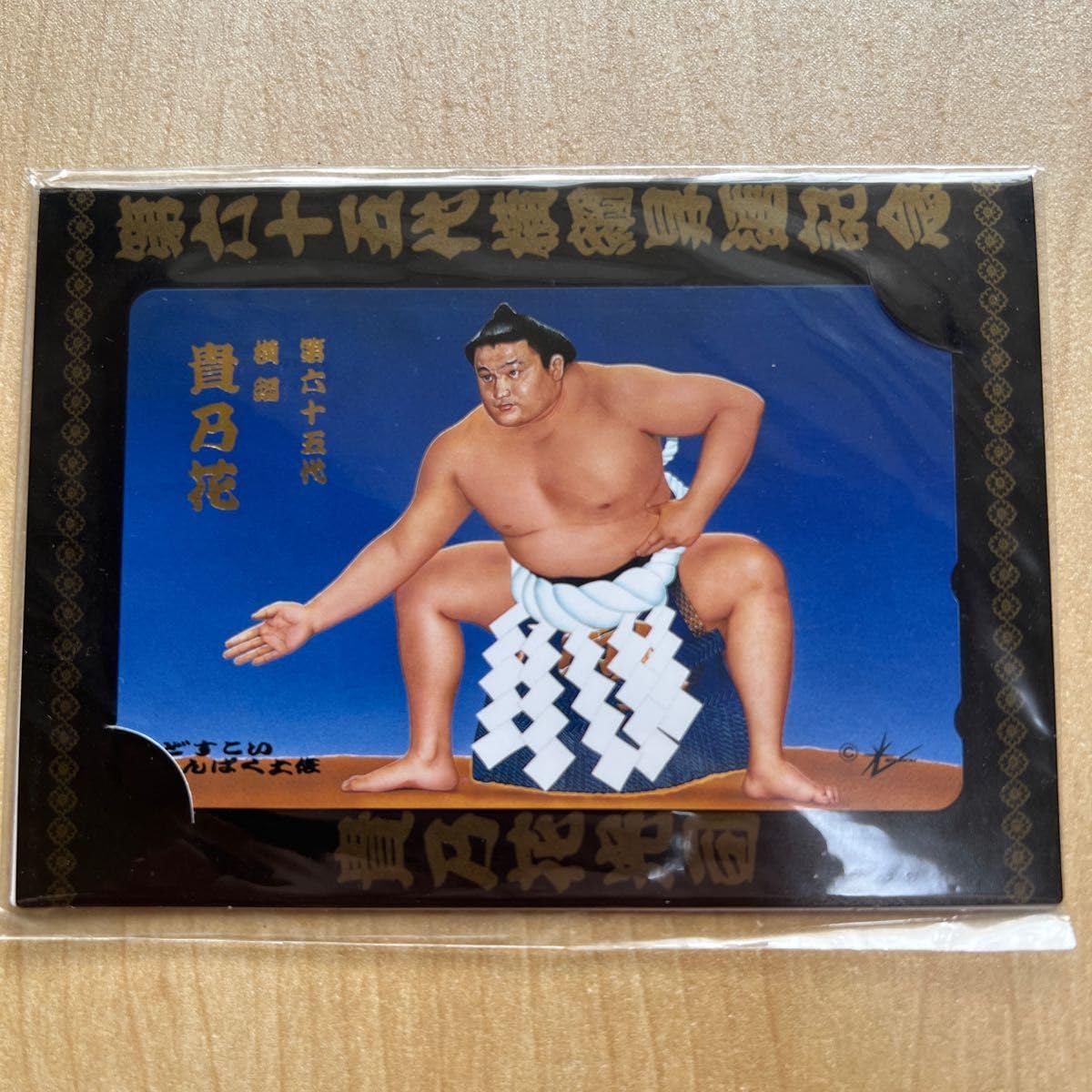 貴乃花 横綱 カード 横綱 貴乃花 オレンジカード 横綱 貴乃花 オレンジ