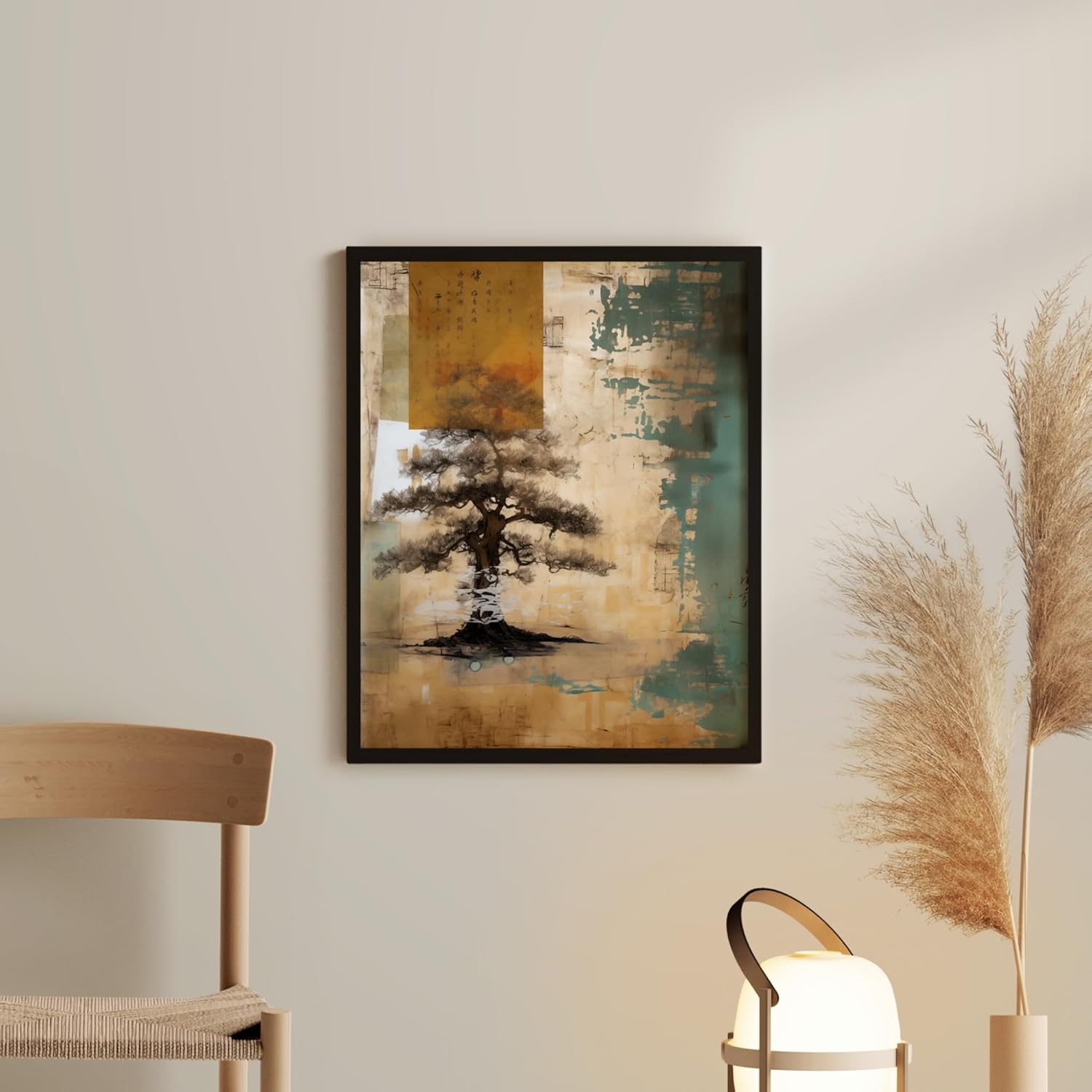 Studio101 Wabi Sabi Wall Art - Original 16'' x 20'' Print with Calming Japanese Energy - Wabi Sabi Decor Featuring Minimalist Aesthetic and Neutral Tones - Printed on Thick Archival Stock Paper