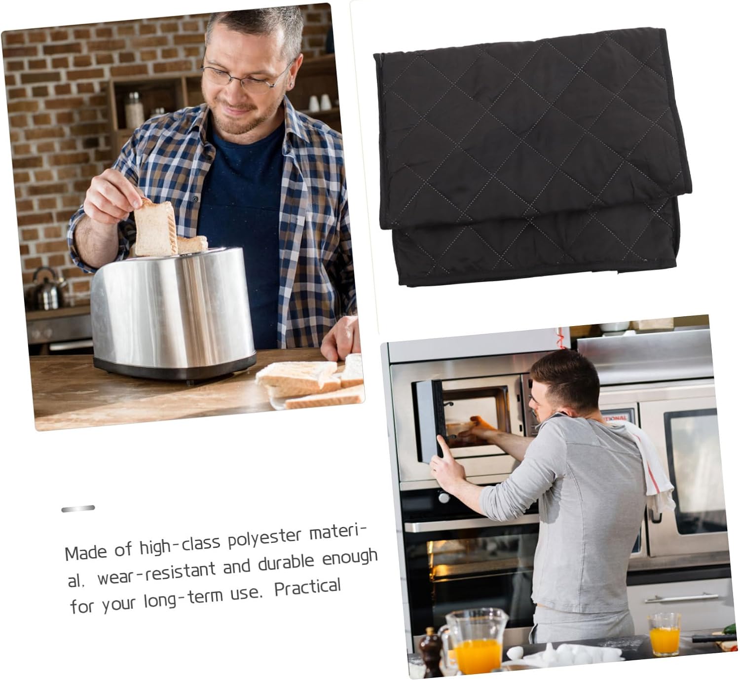 Garneck Bread Maker Cover Waterproof Kitchen Appliance Protector Reusable Toaster Cover Fits Standard Bread Machines Dustproof and Protective for Home Use