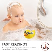 Vista 6 de b&h Termómetro de baño para bebés y termómetro de habitación, sensor mejorado, termómetro de temperatura del agua para bañera infantil, productos