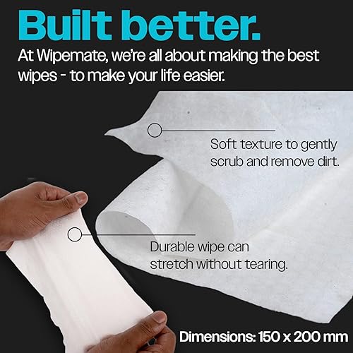 Miniatura 2 de WIPEMATE Toallitas limpiadoras y acondicionadoras de cuero  Toallitas de limpieza de cuero expertas envueltas individualmente para ropa de cuero,
