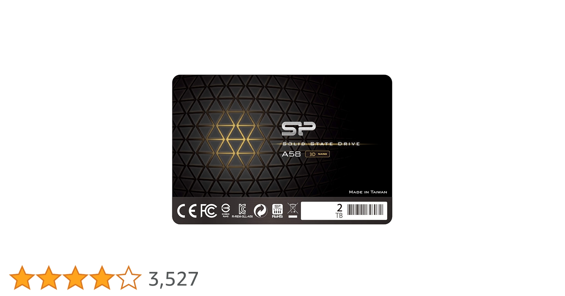 Amazon | シリコンパワー 2TB SSD 3D NAND A58 パフォーマンス