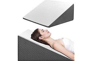 12 Inch Height Memory Foam Wedge Pillow for Enhanced Sleep