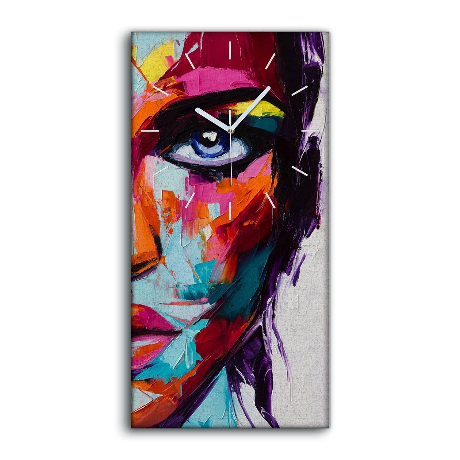Horloge sur Toile de qualité supérieure Image Art Moderne Coloray