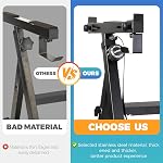 Keyboard Stand Piano w/ Wheels Duty Piano Stand Z Style Adjustable Keyboard Stand Keyboard Holder Piano Keyboard Stand - Sturdy Rolling Musical Keyboard Stand Fits 54, 61 And 88 Keys Electric