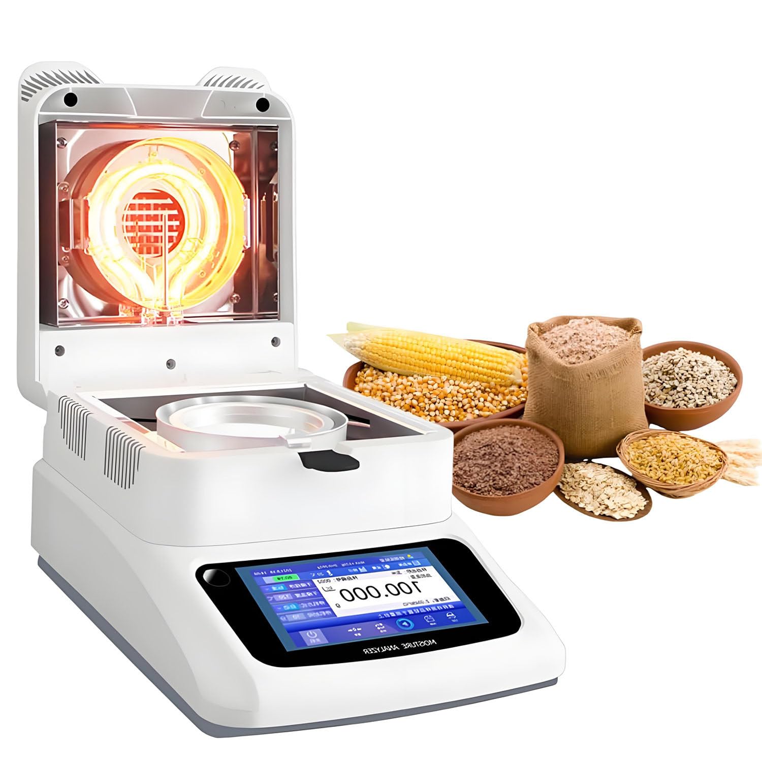 AiODiO High-Precision Moisture Analyzer, 120g, 40-230°C 0.001g