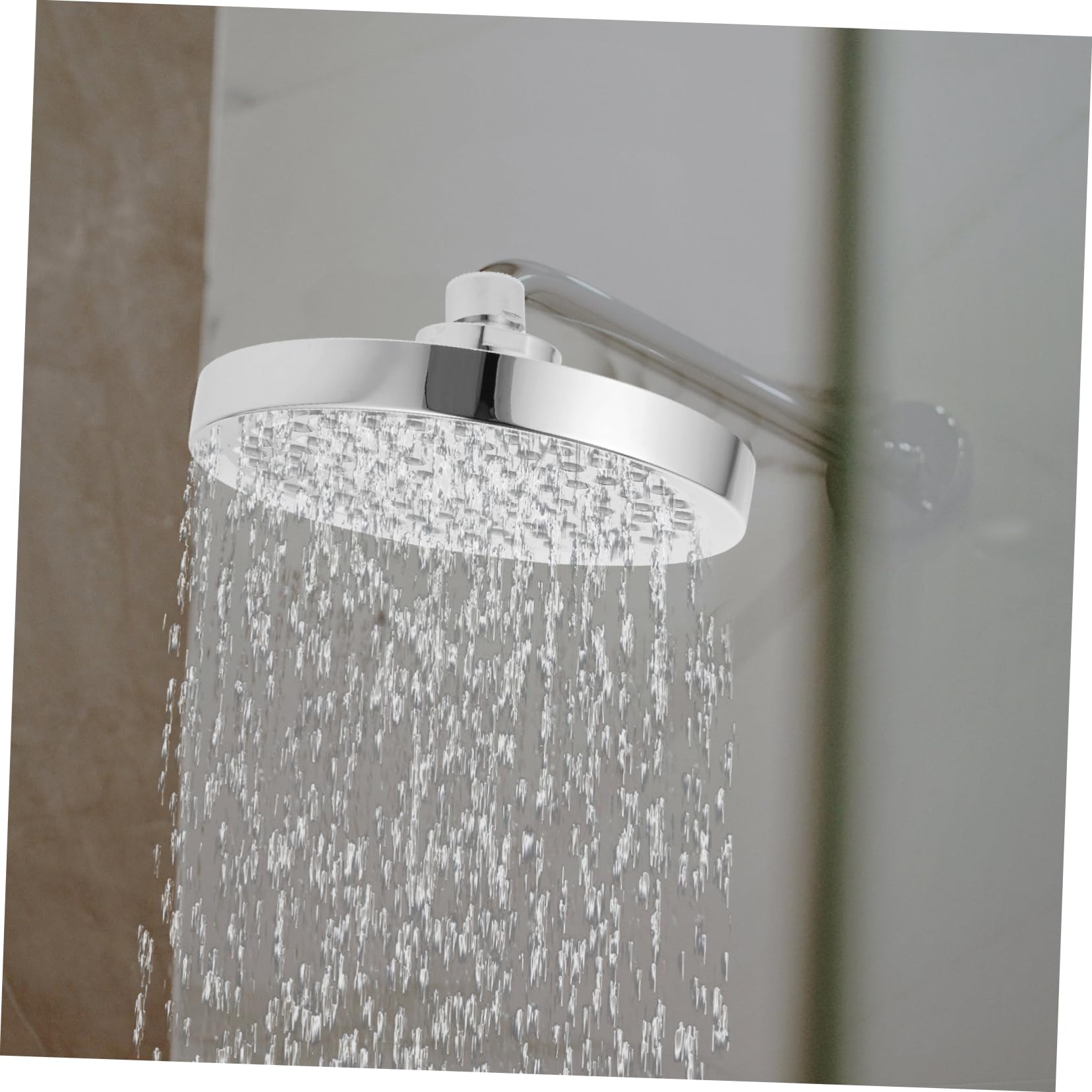 Cabezal de Ducha Filtro para Agua Dura ABS Rótula Giratoria 360°