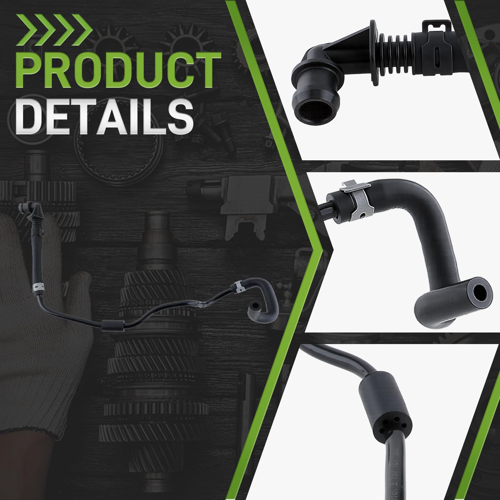 Taruri　0527 Amazon.com: ThpeMakcr Coolant Overflow Tank Hose Engine Coolant