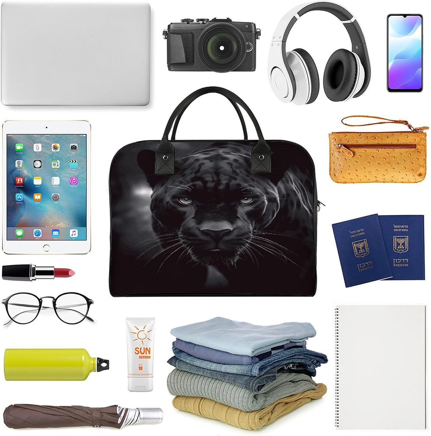 Animal Panther Laptop Bag with Shoulder Strap image 5