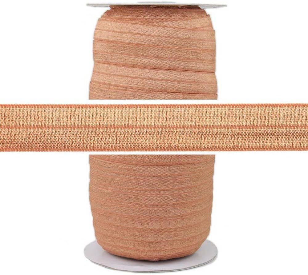100 Yards - Hot Chocolate - 5/8" Fold Over Elastic - ElasticByTheYard™
