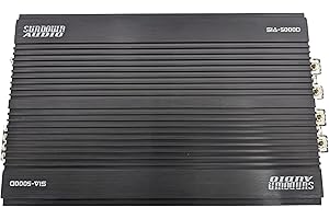 SIA-5000D Monoblock 5000W RMS Smart Amplifier - The Ultimate Powerhouse for Impeccable Sound