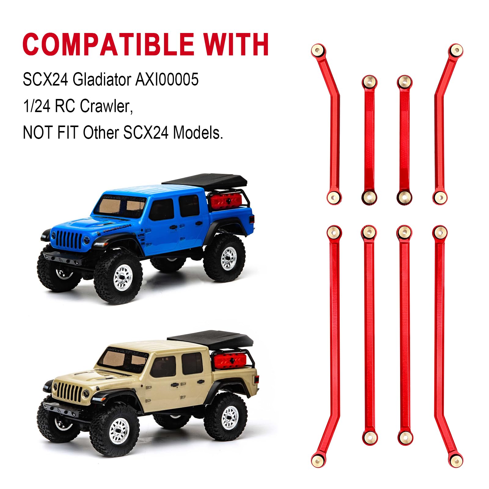Amazon.com: Hobbypark Aluminum High Clearance Links Set Upgrades