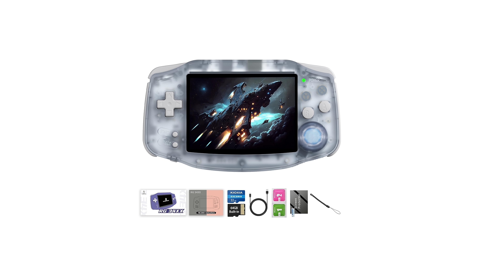 ANBERNIC RG34XX グレイシアー (シリコンカバ+32GBx2付き) 718Lz7e2Q1L._UF894,1000_QL80_.jpg