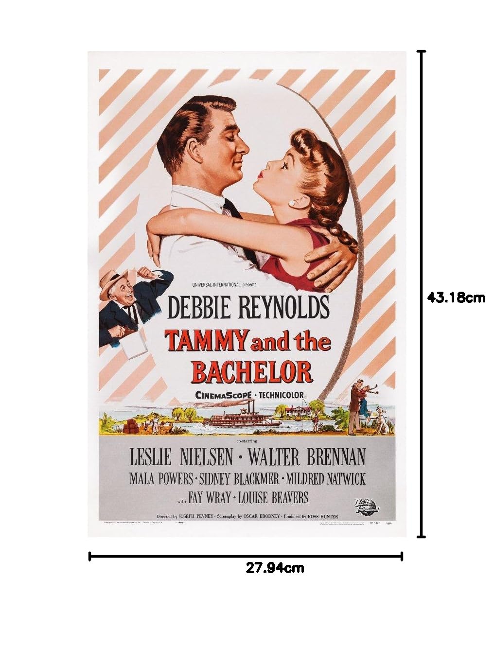 オリンポスの詩　USオリジナル映画ポスター Amazon.co.jp: Posterazzi Tammy And The Bachelor Us Art From Left