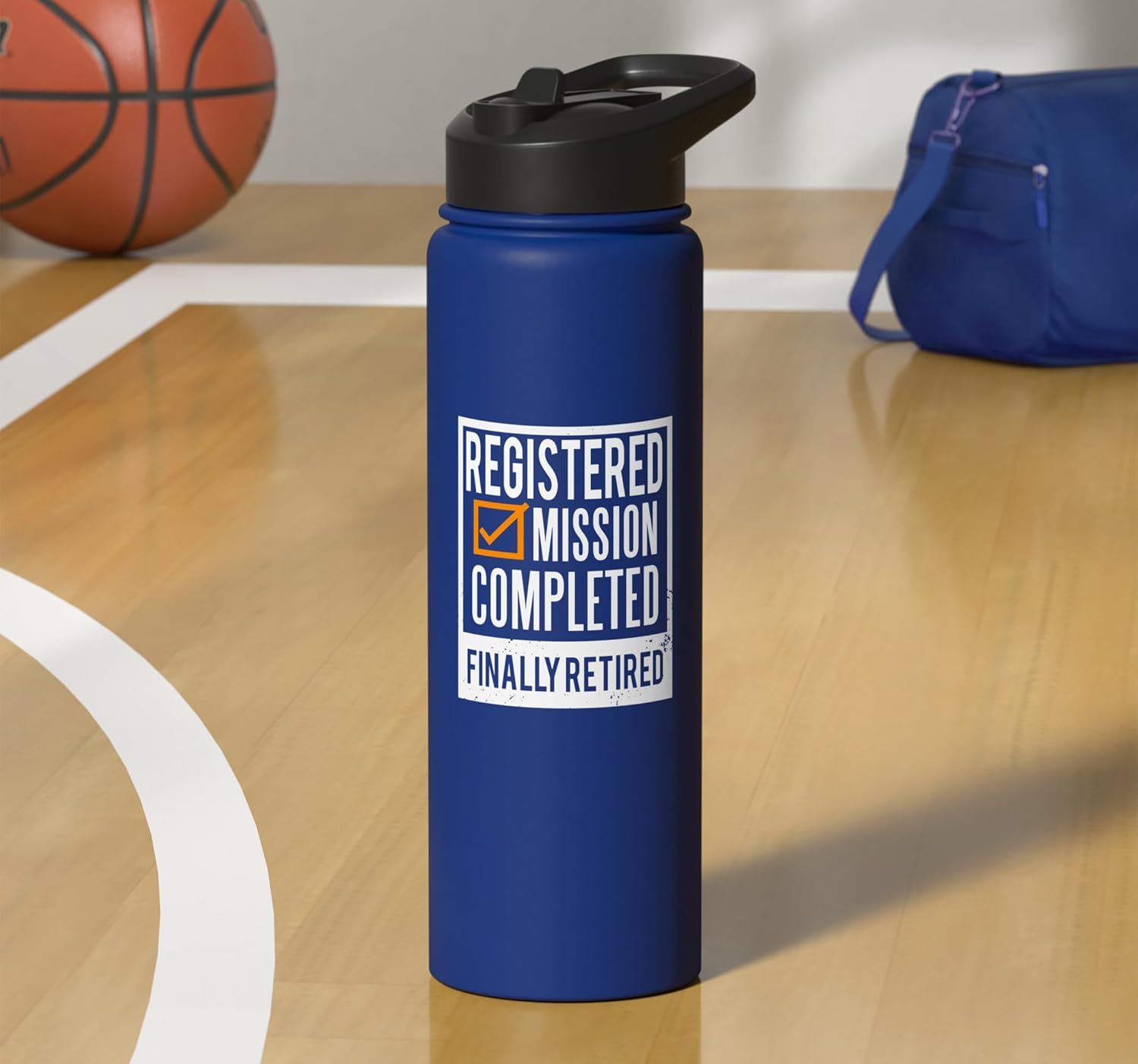 Retirement gift idea Retired Registered Stainless Steel Insulated Water Bottle
