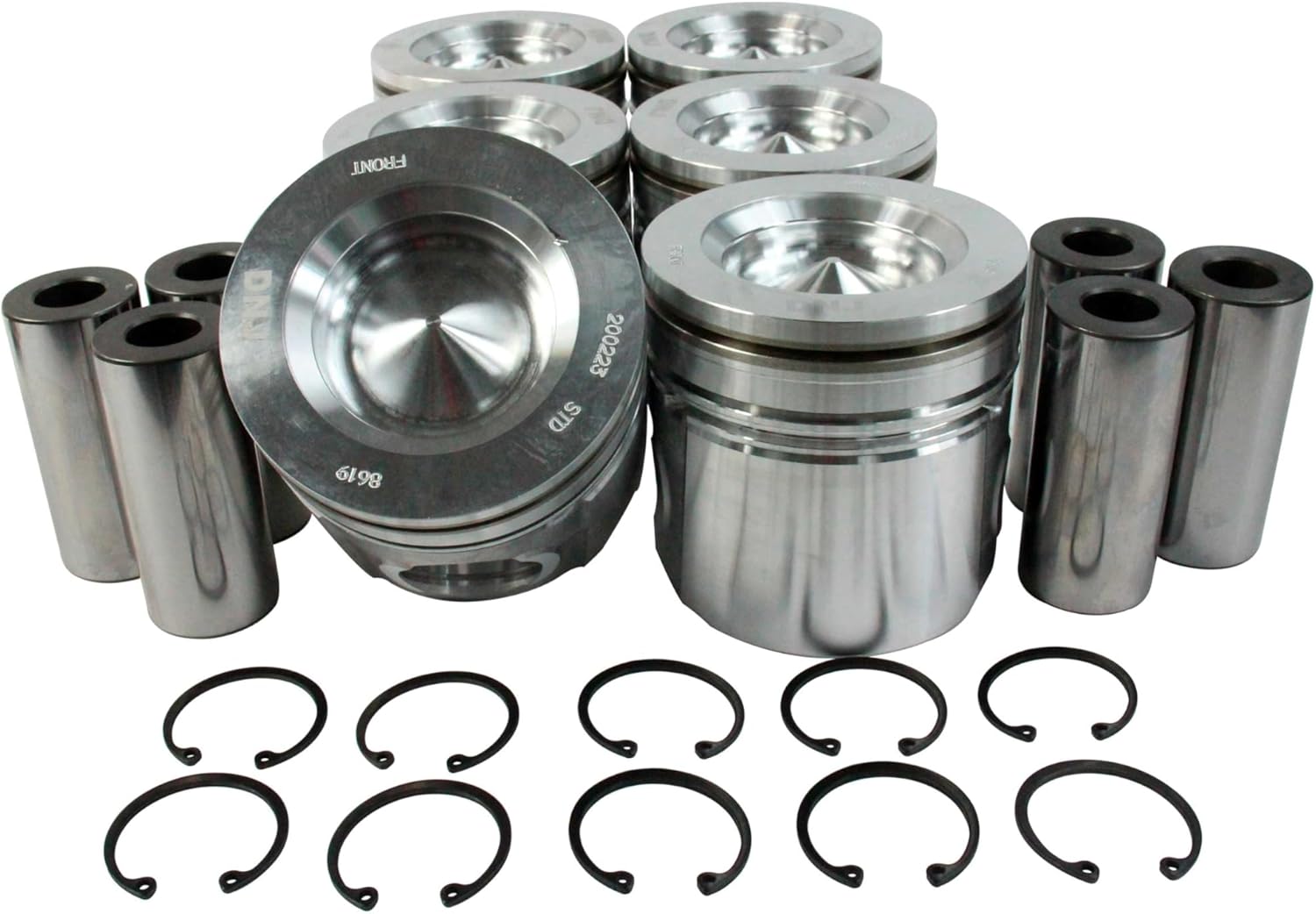 DNJ EK1167 Engine Rebuild Kit for 2007-2018 Dodge, Ram 2500, 3500, 4500 6.7L L6 24V OHV 408cid