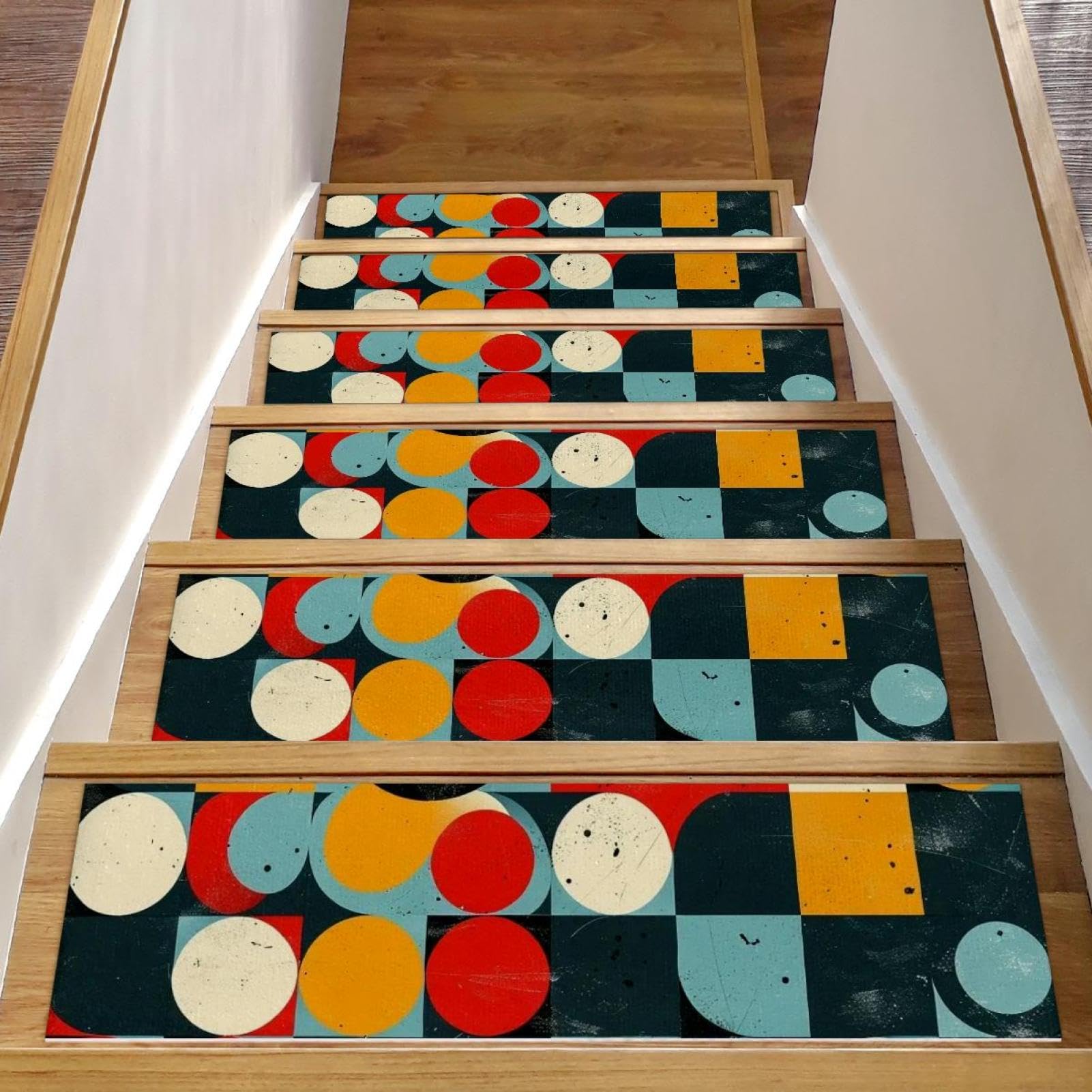 Tapis d'escalier pour animaux domestiques évitant les glissades sur le bois