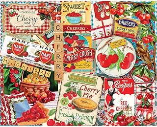 White Mountain Puzzles Cherries, 1000 Piece Jigsaw Puzzle