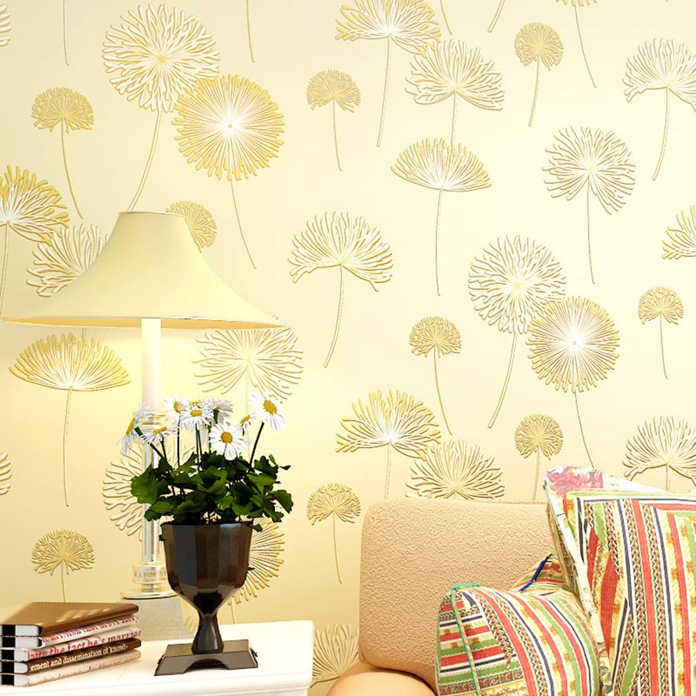 Papier peint salon occultant pour masquer imperfections de mur