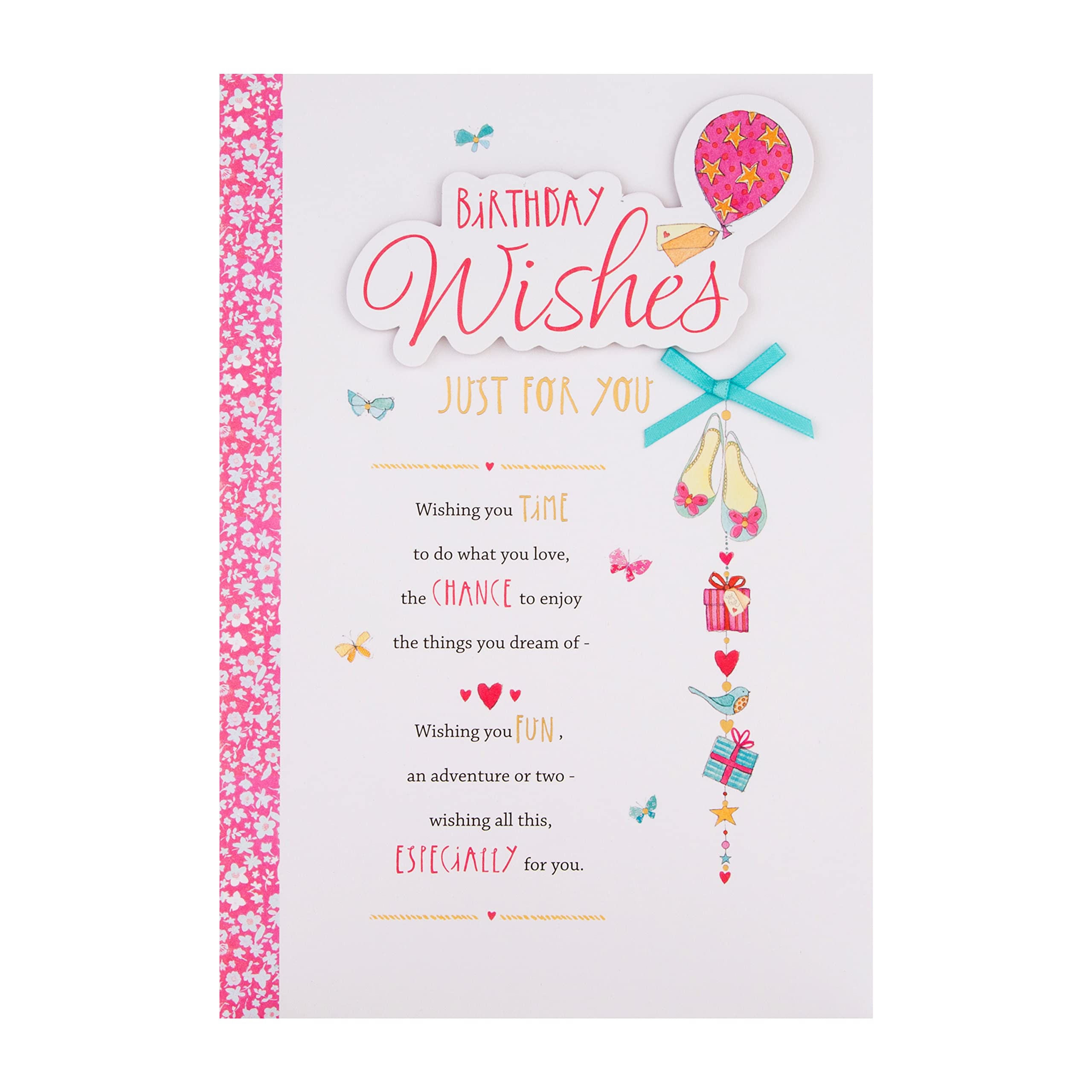 Hallmark Geburtstagskarte Für Mama – Mit Liebesbotschaft, Goldfarbenen Details & Pinkem Umschlag, 19,8 X 19,8 Cm