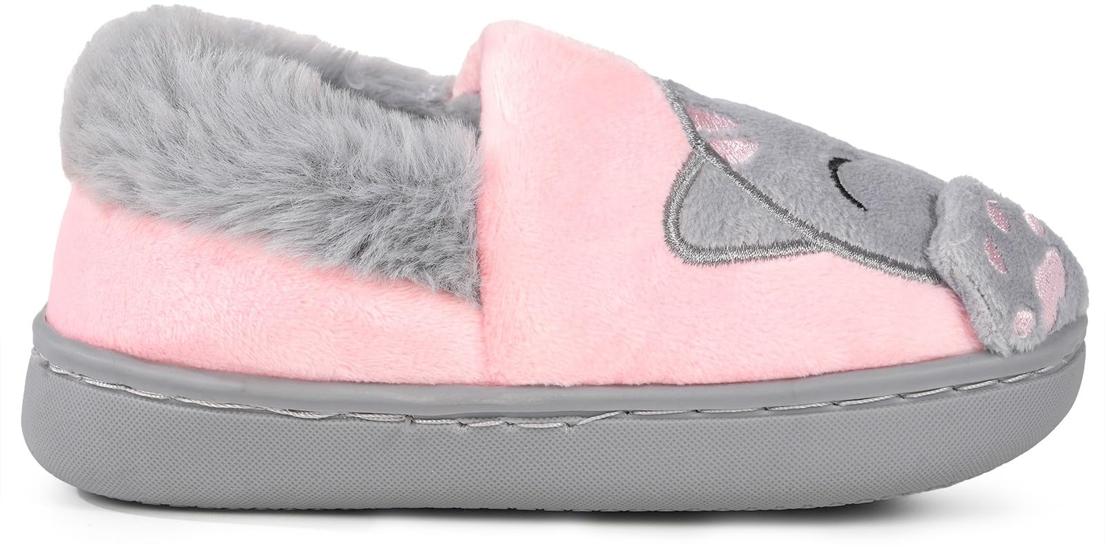 Peluche Pantofole di Gatto per Bambine e Ragazze Pantofole Invernali Autunno da Interno Casa Cotone Scarpe Animale Antiscivolo Ultra-Leggero per Donne Uomini