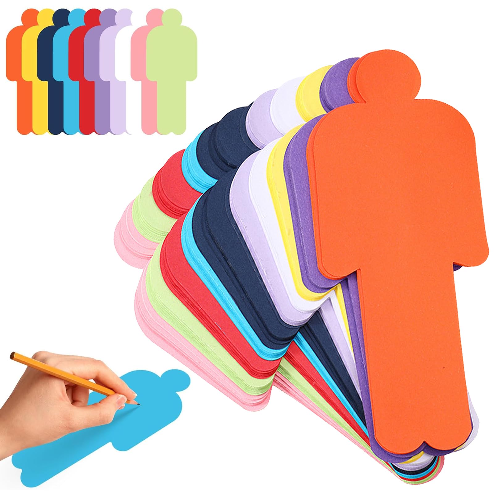 170 Cartes De Modération Avec Autocollants - 12x8 Cm, 10 Couleurs, Pour Brainstorming, école, Présentation