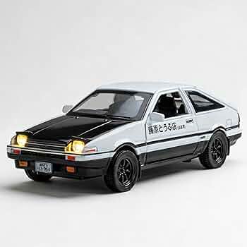 Amazon.com: BDTCTK 1/32 AE86 Initial D Model Car, Zinc Alloy Pull