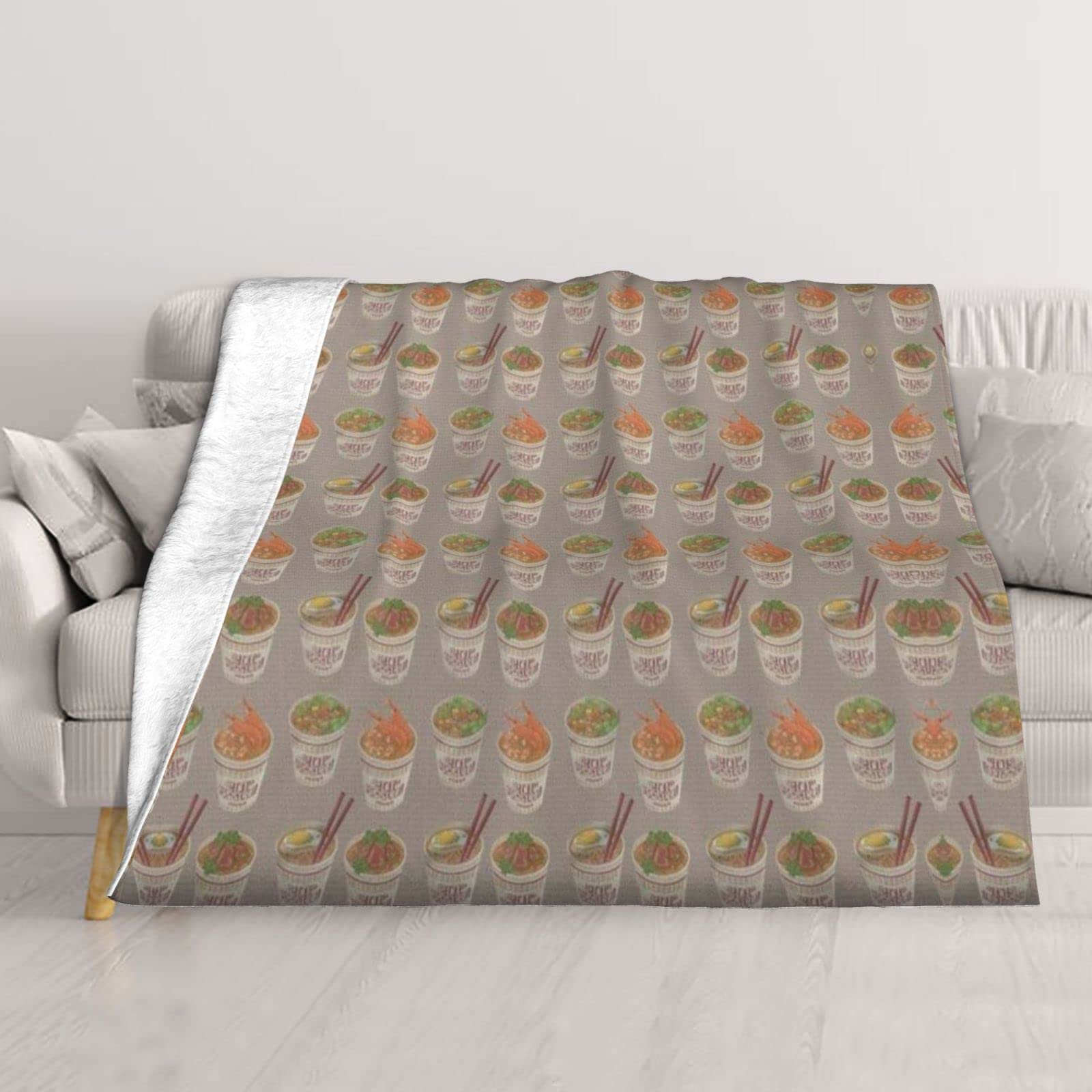 Couverture de canapé imprimée Ramen pour lit et salon