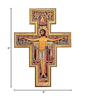 Amazon.com: Intercession San Damiano Wall Wood Cross