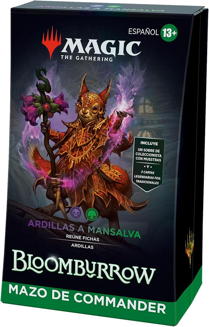 Mazo de Commander de Bloomburrow, de Magic: The Gathering - Ardillas a mansalva (Versión en Español)