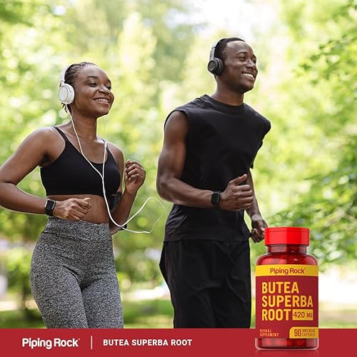 Miniatura 6 de Piping Rock Butea Superba Root 420 mg  90 cápsulas  Suplemento a base de hierbas  Sin OMG, sin gluten