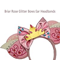 Vista 2 de Viwind Diademas con orejas de ratón Briar Rose Tiara