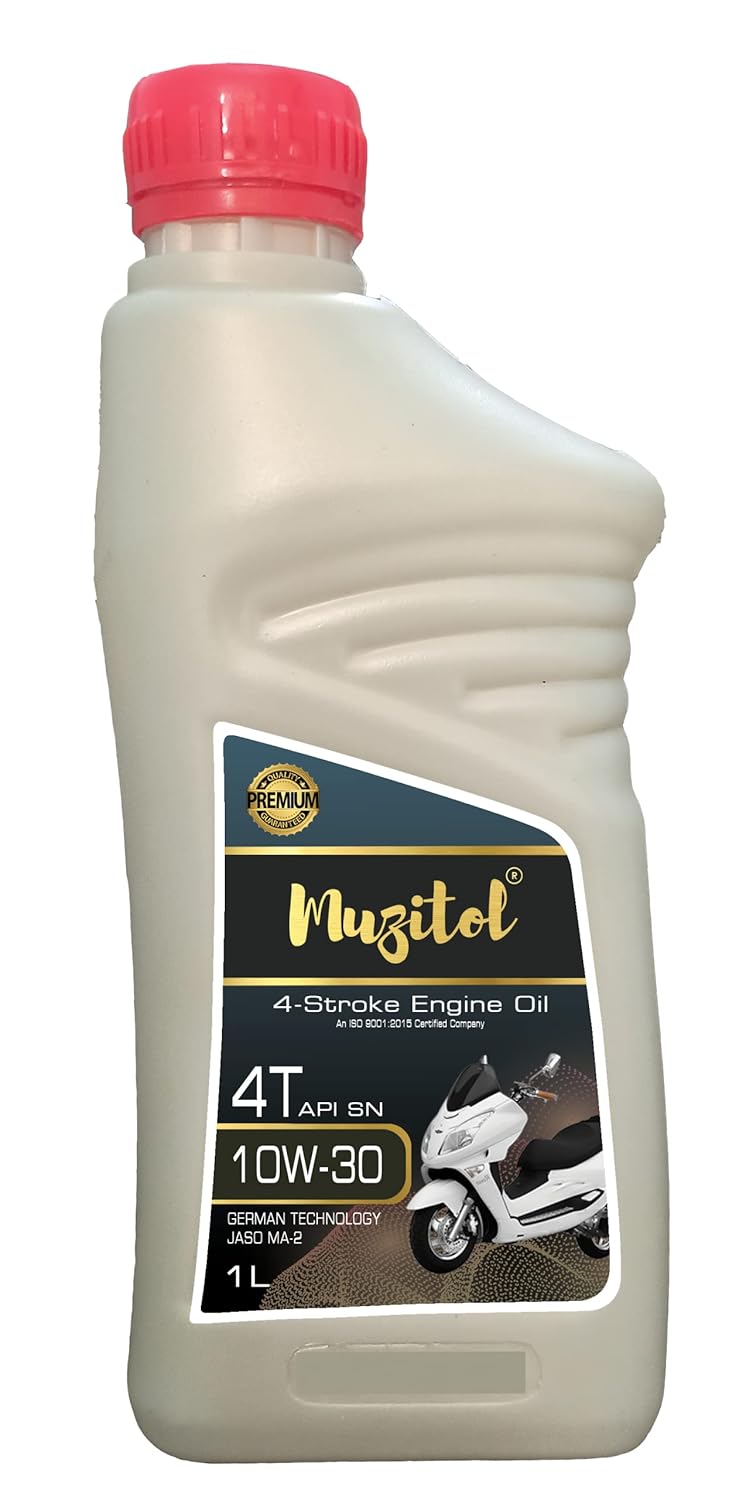Muzitol ScootyScooter 10W30 Sn Engine Oil for Tvs Ntorq2021_1Ltr