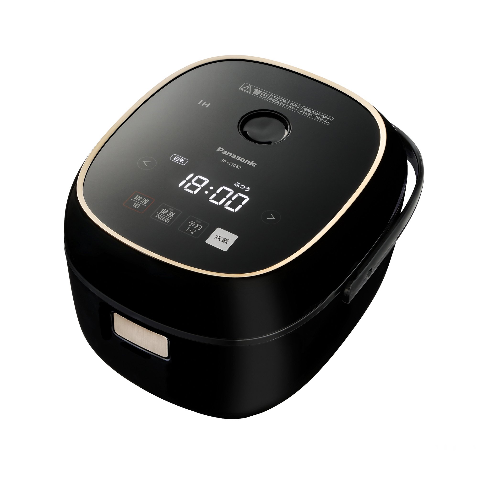 Amazon.co.jp: パナソニック 炊飯器 3.5合 IH式 ブラック SR-KT067-K 