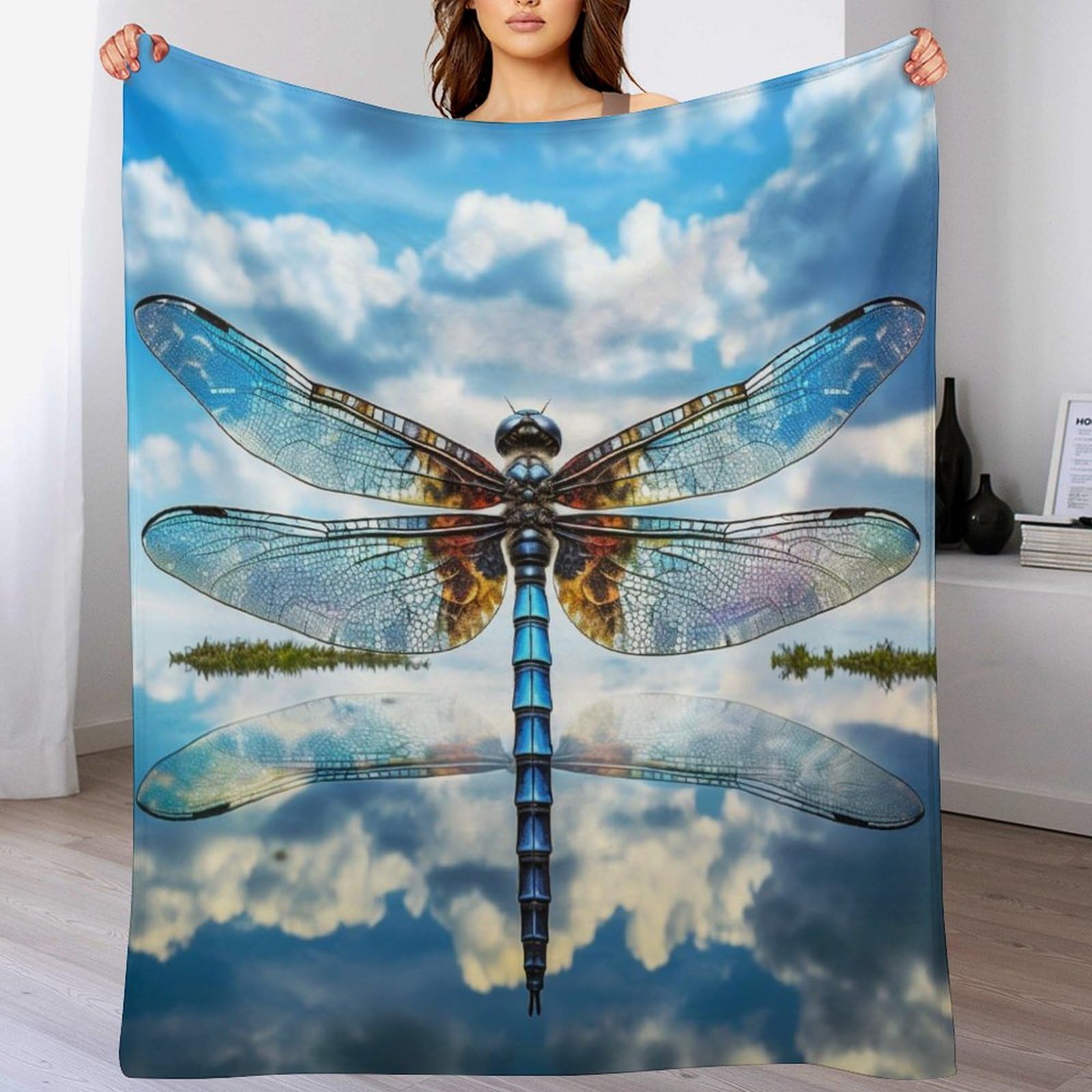 Couverture de canapé anti-froid en flannel, jeté de lit respirant 130×180cm