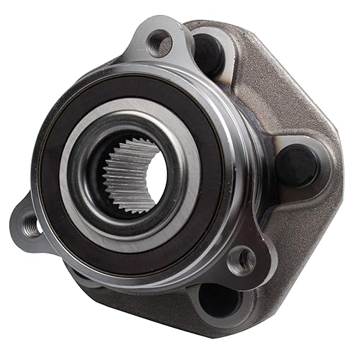 Miniatura 330 de TRQ Juego de 2 rodamientos de rueda delantera y conjunto de cubo compatible con Ford Mustang 2005-2007 2005-2014