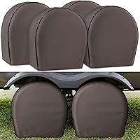 Vista 11 de Leader Accessories Fundas para neumáticos (paquete de 4) – Protectores de ruedas resistentes e impermeables para camiones, SUV, Jeep, cámper