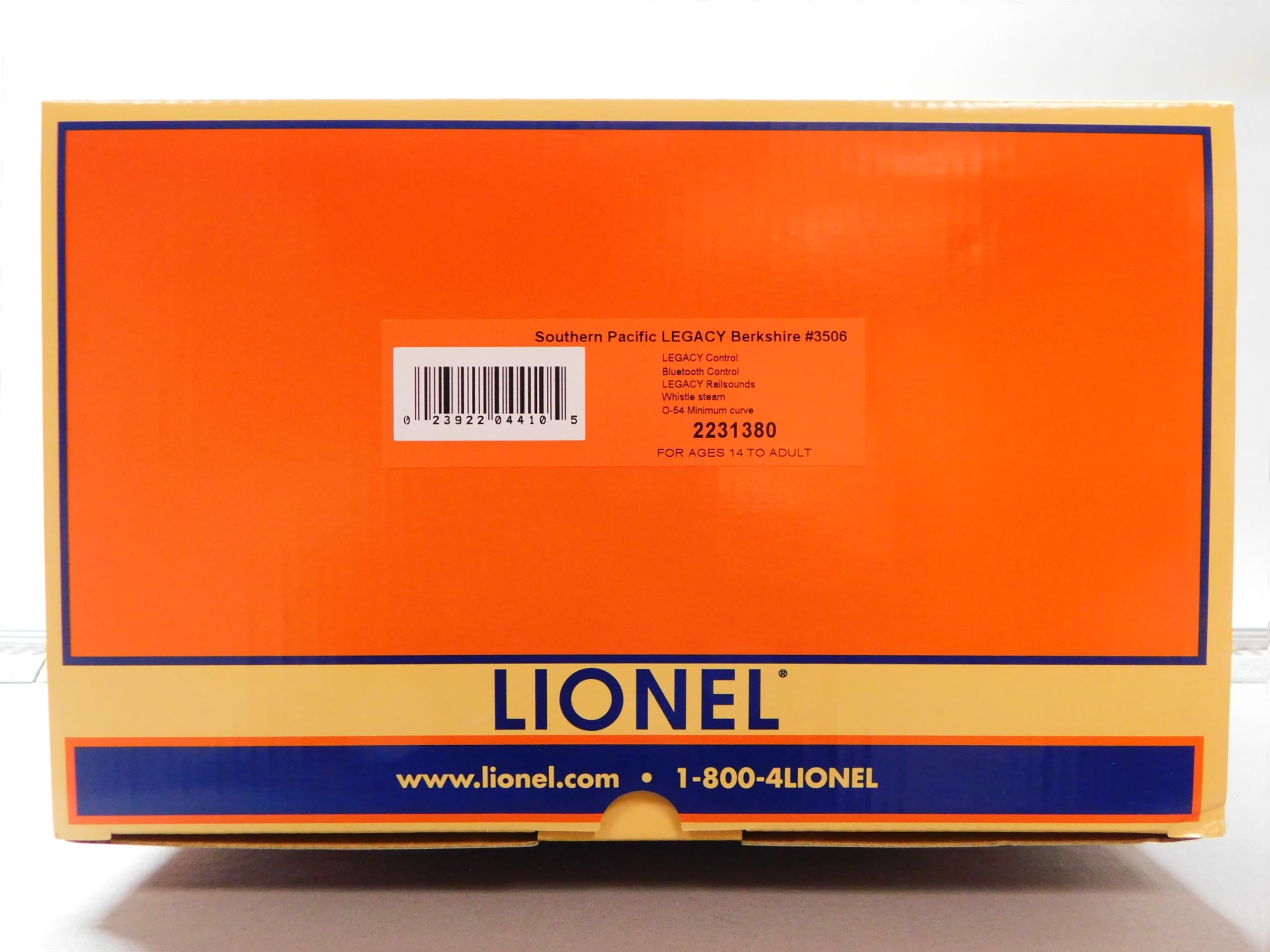 Lionel BTO Southern Pacific Legacy Berkshire 2-8-4 STEAM Engine O Gauge 2231380